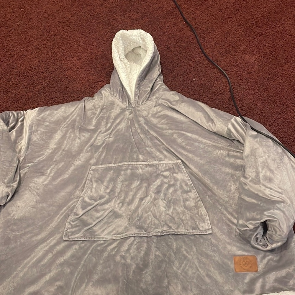 comfy, cozy big “hoodie” snuggle